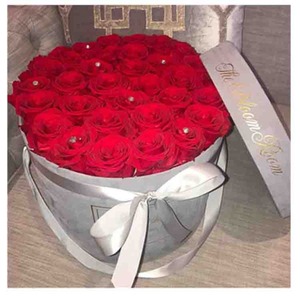 Luxury paper packaging <b>gift</b> <b>round</b> <b>box</b> printing paper tube flower <b>box</b>, can be customized according to needs - Product Image 4