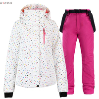 Kippo ensemble de vêtements de Ski en plein air épais neige chaude Double planche Snowboard vêtements veste de Ski et pantalon vêtements hommes Style