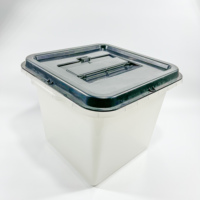 Boîte de vote transparente en plastique de 45 L pour les élections au Nigeria 2026