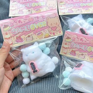 Juguete Antiestrés de Gato Tridimensional Clásico con Ojos Azules, de TPR, para Niños y Adultos, Regalo para Momentos de Relajación - Product Image 1