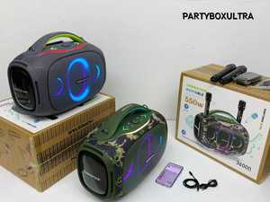 HOPESTAR Partybox Ultra 550W, enceinte portable sans fil de grande puissance pour l'extérieur, Bluetooth BT5.4, haut-parleur de basse pour guitare avec deux microphones - Product Image 6