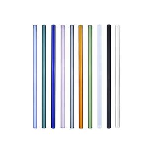 متعدد الألوان الزجاج الشرب القش مجموعة من 2/3/4/5/8 مع تنظيف فرشاة و صندوق مخصص - Product Image 6