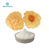 Extrait de champignon des neiges blanc naturel de haute qualité, saccharides totaux 10 %, 80 %, Tremella Fuciformis, extrait de polysaccharides en poudre