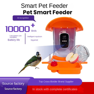 Comedero Inteligente para Colibríes <span class=keywords><strong>con</strong></span> Cámara 3MP HD, Identificación por IA, WiFi Inalámbrico, Alimentador <span class=keywords><strong>de</strong></span> Aves para Exteriores <span class=keywords><strong>con</strong></span> Energía Solar para Jardín - Product Image 2