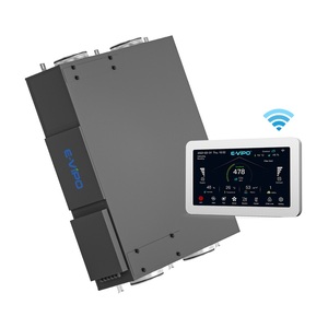 ระบบระบายอากาศเชิงกลสำหรับที่อยู่อาศัย E-VIPO พร้อมระบบกู้คืนความร้อน Mvhr Hrv Erv Vmc De Fluxo Duplo ระบบกราฟีน Hvac - Product Image 6