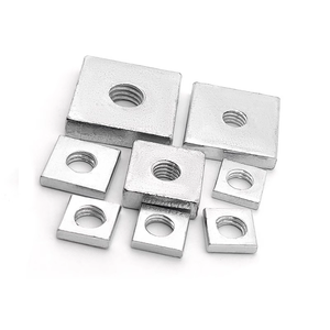Tuerca Rectangular Larga de Acero al Carbono Galvanizado Personalizada OEM, M3 M4 M5 M6, 10 mm x 2 mm, Tuerca Plana Rectangular - Product Image 4