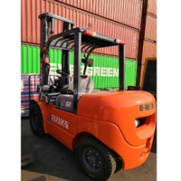 Harga Pabrik Merek HELI CPCD50 Mesin Logistik Forklift Diesel 5 Ton Bertenaga Tinggi dengan Tinggi Angkat 5m