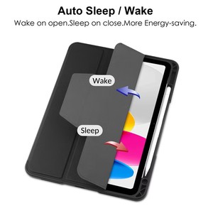 Funda Protectora Delgada Inteligente de PU y Acrílico Sólido para Tablet <span class=keywords><strong>Apple</strong></span> <span class=keywords><strong>iPad</strong></span> <span class=keywords><strong>9.7</strong></span> para la <span class=keywords><strong>5</strong></span>ª y 6ª <span class=keywords><strong>Generación</strong></span>, Funda para <span class=keywords><strong>iPad</strong></span> Air1 2 - Product Image 2