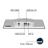 Écran tactile industriel 18.5 ''extérieur robuste haute luminosité USB Full HD Lcd moniteur à écran tactile extérieur