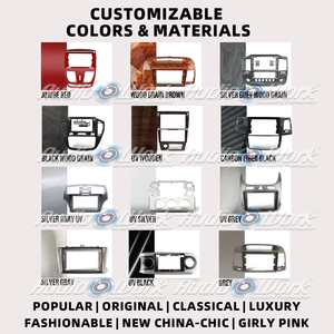 Accesorios para el <span class=keywords><strong>Interior</strong></span> del Automóvil, Marco de Radio Estéreo para TOYOTA COROLLA, Panel de Salida de Aire 2007-2013 con Luz de Emergencia - Product Image 6