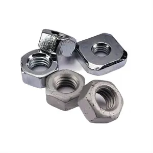 Carbon Steel ZincPlated M3 M4 M5 M6 DIN557 Square Nut With Chamfer