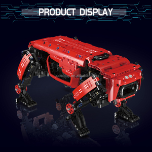 Khuôn Vua 15067 Đỏ <span class=keywords><strong>Robot</strong></span> Con Chó Khối Xây Dựng Bộ Ứng Dụng RC Lập Trình Gốc Đồ Chơi Moc Câu Đố Khối Câu Đố Đồ Chơi Giáng Sinh Quà Tặng - Product Image 4