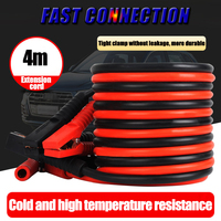 Câble de démarrage pour batterie automobile, fil de connexion d'allumage, 4 m, âme en cuivre pur épais, outil de charge de véhicule, outil d'urgence (commun à tous)