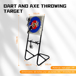 JH Ensemble <span class=keywords><strong>de</strong></span> cibles personnalisées pour lancer <span class=keywords><strong>de</strong></span> fléchettes et <span class=keywords><strong>de</strong></span> haches, jouet <span class=keywords><strong>de</strong></span> lancer <span class=keywords><strong>de</strong></span> haches pour enfants avec cadre en fer - Product Image 3