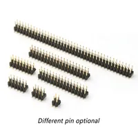 Conector de Cabezal de Pines Macho SMT de Doble Fila y Paso de 2.54 mm para Aplicaciones de PCB, Certificado RoHS