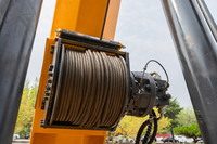 Grue araignée tout-terrain 10,0t, rayon de 19m, hauteur de levage de 20m, grue sur chenilles tout-terrain pour projets de levage lourd en extérieur