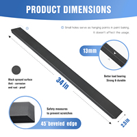 Support cantilever robuste de 13 mm à double face dissimulé pour îlot de cuisine, capacité 900 LBS