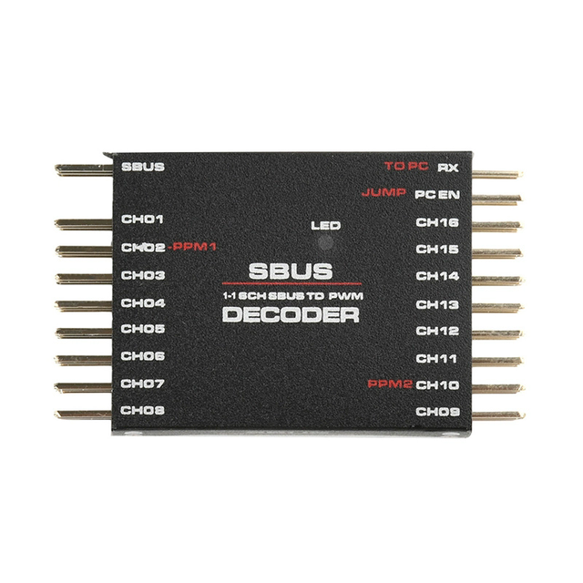 SBUS to PWM/PPM DECODER Receiver SBUS to 16-channel PWM Converter DIY
