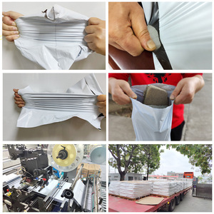 Bolsas de Envío Blancas Impresas Personalizadas, Resistentes al Agua, para Logística de Comercio Electrónico Transfronterizo - Product Image 1
