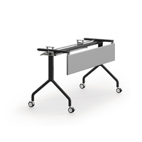 Grande table de conférence modulaire moderne pour la maison, l'école, le bureau, la salle de réunion Matériau en bois à la mode pour 4 8 10 12 personnes