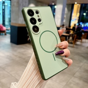 Funda Magnética Esmerilada con Orificios Finos para Teléfono Móvil Samsung S25 S24 S23 Ultra Plus, Carcasa Antideslizante a Prueba de Golpes - Product Image 6