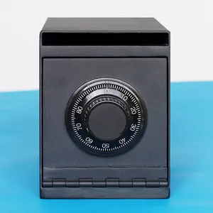 Novo design portátil caixa forte mini cofre de segurança para economizar dinheiro