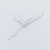 Lancette per Orologio Bianche Spazzolate Nuovo Stile, Luminose Verdi, Compatibili con Quadrante NH35, Parte per Modifiche Meccaniche