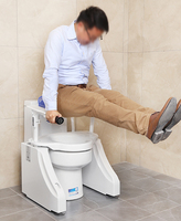 Lève-siège de toilette électrique, chaise de sécurité réglable en hauteur pour personnes âgées et handicapées
