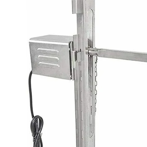 Kit de <span class=keywords><strong>Asador</strong></span> Giratorio de Carbón de <span class=keywords><strong>Acero</strong></span> <span class=keywords><strong>Inoxidable</strong></span> - Portátil, Resistente a la Corrosión y al Calor para Cocinar al Aire Libre - Product Image 6