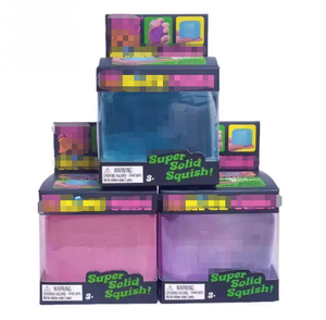 Jouet sensoriel en cube de haute qualité, anti-stress, à presser et libérer, relaxation portable, jouets promotionnels de dessin animé - Product Image 1