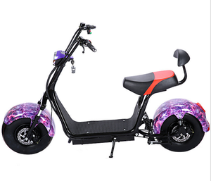 Scooter électrique à pédales <span class=keywords><strong>Leon</strong></span> 1000W Citycoco 2 roues grande moto vitesse unique 60V cadre en acier scooter électrique Tube batterie - Product Image 1