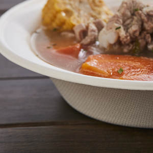 Cuenco desechable respetuoso con el medio ambiente, recipiente Biodegradable de alimentos sin PFAS - Product Image 3