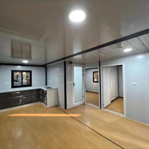 Casa Prefabbricata Espandibile <span class=keywords><strong>in</strong></span> Container da 20/40 Piedi, Villa Prefabbricata <span class=keywords><strong>in</strong></span> Acciaio con Due Camere da Letto e Cucina, Stile Australiano - Product Image 4