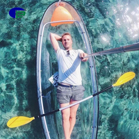 Kayak Transparent à fond en verre de haute qualité pour 2 personnes