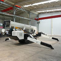 Grue araignée sur chenilles de 8 tonnes certifiée CE, mini-grue de levage pour l'exportation, fabriquée en Chine