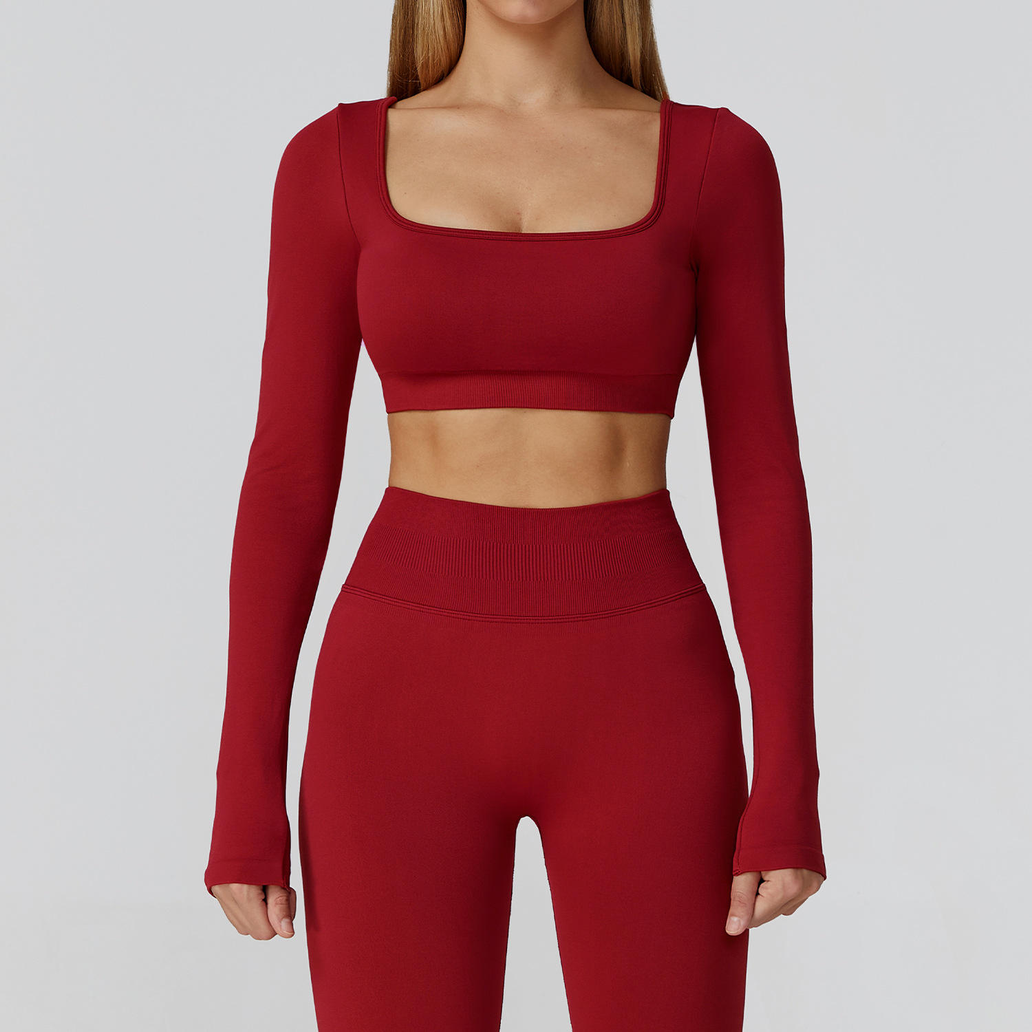 Red+Long Top