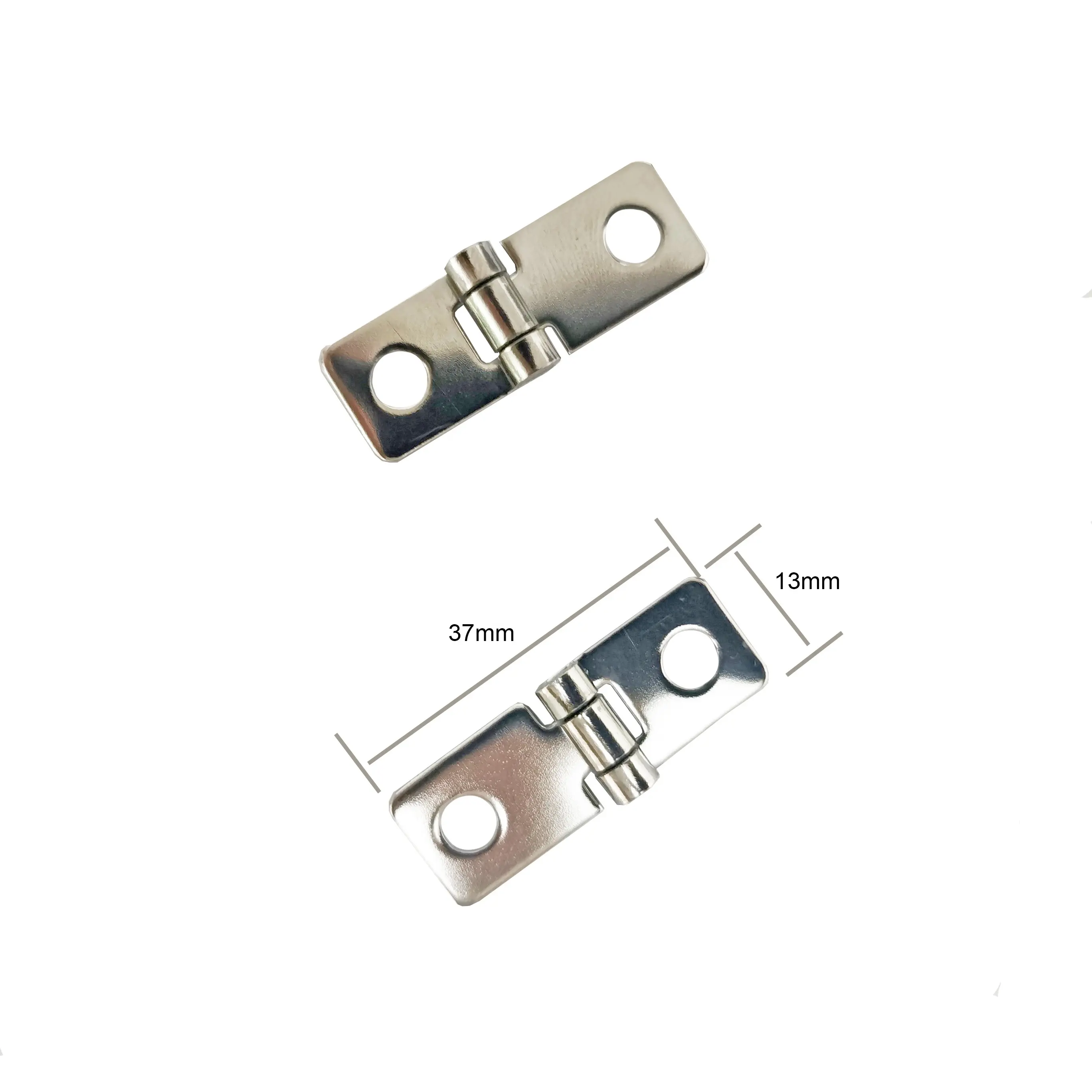 Custom Made Factory Price Stainless Steel Supper Small Hinge 37x13x1mm for DIY Mini Wooden Box Hinge