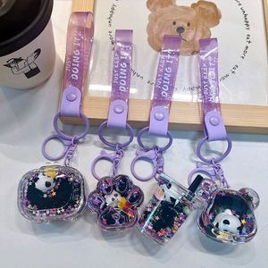 En gros, porte-clés en plastique mignon en forme d'animal de dessin animé avec liquide, pendentif pour sac, pour clés de voiture et comme cadeaux - Product Image 4