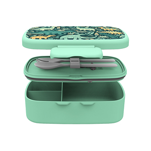Leakproof Buy Plastic 3 Compartment Gift Custom Print Kids Bpa Free <strong>Omiebox</strong> Bento Box for Kids - Product Image 4