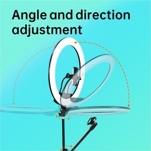 DENGWEI 21 pouces <span class=keywords><strong>55</strong></span> <span class=keywords><strong>Cm</strong></span> LED anneau lampe maquillage beauté remplissage anneau lumière pour Selfie téléphone diffusion en direct éclairage photographique - Product Image 4