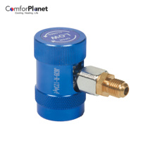 Coupleur rapide R134a haute pression complet pour gaz cvc avec adaptateur M14x1.5-1/4 SAE AC coupleur adaptateur de connecteur rapide