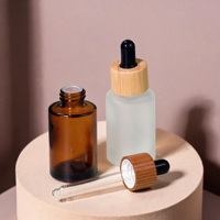 Tutup dan Pompa Semprot/Lotion Opsional Kosmetik Makeup Perawatan Kulit Kemasan Kosmetik Kosong Botol Semprot Kaca Buram Botol Semprot