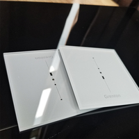 Contrôleur intelligent pour maison connectée OEM 86*86mm 95*95mm, interrupteur tactile mural en verre, panneau en verre trempé