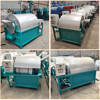Machine à torréfier les noix commerciale électrique à tambour rotatif, modèle 300, 150 kg/h, pour arachides, sésame, amandes, noix de cajou, graines de soja et céréales