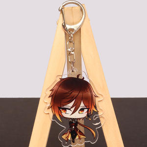Gorou Tartaglia Hu Tao Arataki <span class=keywords><strong>Itto</strong></span> อะนิเมะ,พวงกุญแจอนิเมะ Genshin อุปกรณ์เสริมพวงกุญแจห้อยรูปการ์ตูน - Product Image 3
