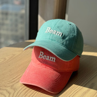 Casquette Souple Brodé en Gros à Visière Large et Couronne Profonde pour Hommes et Femmes