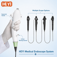 Système de caméra endoscopique vétérinaire portable, moniteur patient, vidéo médicale flexible 1080P 210° à articulation manuelle