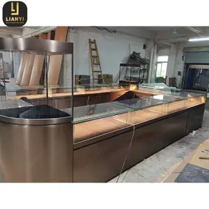 LY Customized High End Customized Jewelry Store Equipment For Kiosk Shop Design,Jewelry Store Fixtures Display