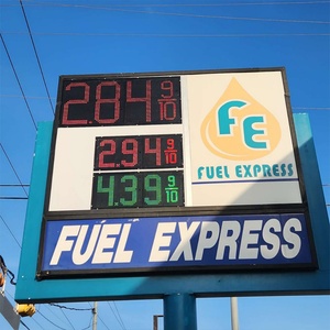 Letrero de Dos Caras para Exteriores con Pantalla LED/Levantador de Carretera para Gasolinera - Product Image 2