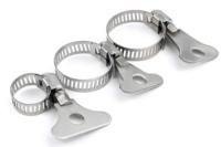 Abrazadera de Manguera de Acero Inoxidable 201 con Tornillo de Mariposa para Fijación de Conectores de Tubos de Filtro de Purificador de Agua para Cocina